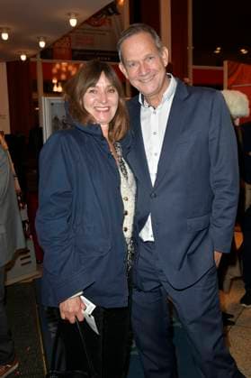 Suzanne Vogdt und Klaus Peter Grap bei der Premiere des Theaterstücks Carmen darf nicht platzen in der Komödie am Kurfürstendamm im Ernst-Reuter-Saal. Berlin, 31.10.2025