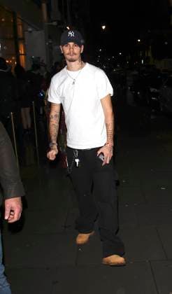Naomi Campbell Halloween party, London, UK, 31 October 2025. Romeo Beckham leaves 77 Marylebone which hosted Naomi Campbell s Halloween Event in London™s Mayfair, London, UK, 31 October 2025., Credit:Smart Pictures Avalon  Copyright: xSmartxPicturesx xAvalonx 1049522370