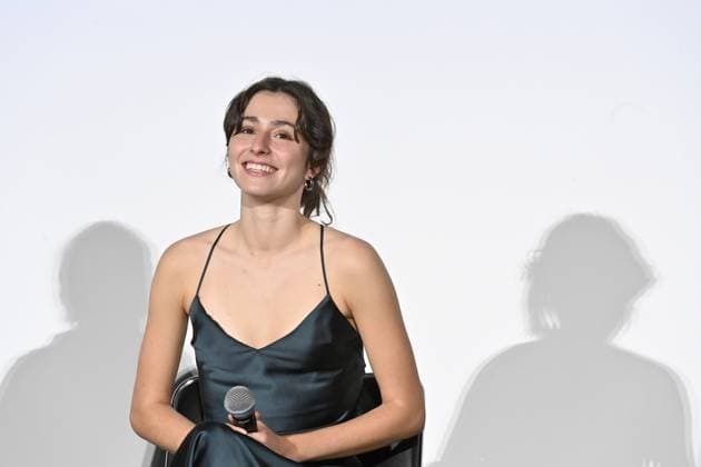 38th Tokyo International Film Festival TOKYO, JAPAN - NOVEMBER 1 : Portuguese actress Mariana Cardoso, makes a stage appearance for the movie Maria Vitoria directed by Portuguese Film Director and Screenplay Mario Patrocinio, in the category Competition of the 38th Tokyo International Film Festival in Tokyo, Japan on November 1, 2025. David Mareuil Anadolu Tokyo Japan. Editorial use only. Please get in touch for any other usage.  Copyright: x2025xAnadoluxDavidxMareuilx