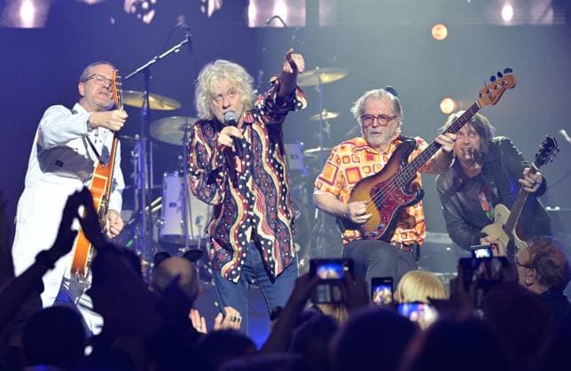 The Boomtown Rats celebrate their 50th Anniversary since their first gig . Bob Geldof and his band The Boomtown Rats celebrate their 50th Anniversary since their first gig., Credit:Jules Annan Avalon  Copyright: xJulesxAnnanx xAvalonx 1049581915