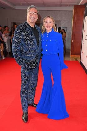 Mousse T., Evelyn Weigert bei der LAUGHING HEARTS CHARITY GALA im JW Marriott Hotel in Berlin am 01.11.2025