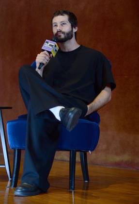 CORAL GABLES, FLORIDA - NOVEMBER 01: Actor Dylan O Brien in conversation with journalist Ramin Setoodeh during the Twinless Premiere at the 12th Annual Miami Film Festival GEMS honoring Dylan O Brien with The MFF™s Vanguard Award at UM Bill Cosford Cinema on November 01, 2025 in Coral Gables, Florida. Copyright: xmpi10 MediaPunchx