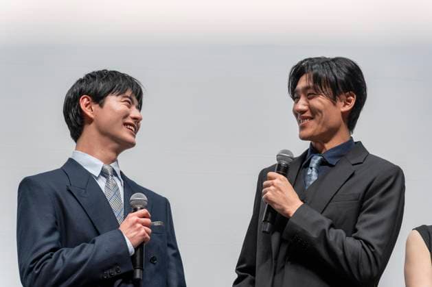 (L-R) Kentaro Maeda (actor), Takaya Matsutani (actor), November 1, 2025 - One Last Throw Japan premiere at the Tokyo International Film Festival in Tokyo, Japan.  aflo_308935280