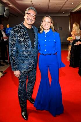 abb Laughing- Mousse T. und Evelyn Weigert zu Gast bei der 14. Laughing Hearts Charity Gala 2025, im JW Marriott Hotel Berlin am 01.11.2025 in Berlin Berlin Deutschland