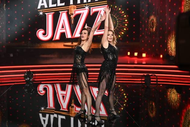 Rome: Rai Auditorium of the Foro Italico. Dancing with the Stars, Episode 6. In the photo: Claudia Gerini, Claudia Pandolfi  Copyright: xMaurizioxD Avanzox xipa-agency.netx xMaurizioxDxAvanzox IPA_Agency_IPA67390824