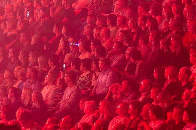 RTL-Tanzshow LetÂ s Dance RTL-Tanzshow LetÂ s Dance Live Tour in der WT Energiesysteme Arena Riesa Zuschauer in der Arena Riesa Sachsen Deutschland