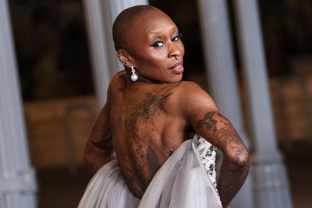 14th Annual LACMA Art + Film Gala 2025 Cynthia Erivo wearing Schiaparelli FW25 Couture arrives at the 14th Annual LACMA (Los Angeles County Museum of Art) Art + Film Gala 2025 presented by Gucci held at the Los Angeles County Museum of Art in Museum Row, Miracle Mile, Los Angeles, California, United States. Los Angeles County Museum of Art, Museum Row, Miracle Mile, Los Angeles, California, USA California United States  Copyright: xImagexPressxAgencyx originalFilename: collin-14thannu251102_np6m7.jpg