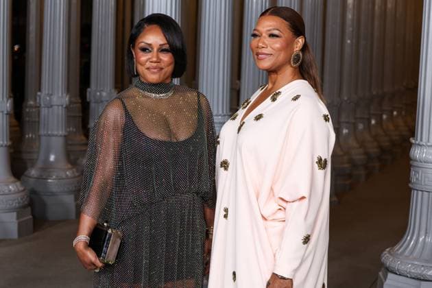14th Annual LACMA Art + Film Gala 2025 Eboni Nichols and girlfriend Queen Latifah arrive at the 14th Annual LACMA (Los Angeles County Museum of Art) Art + Film Gala 2025 presented by Gucci held at the Los Angeles County Museum of Art in Museum Row, Miracle Mile, Los Angeles, California, United States. Los Angeles County Museum of Art, Museum Row, Miracle Mile, Los Angeles, California, USA California United States  Copyright: xImagexPressxAgencyx originalFilename: collin-14thannu251102_npeLy.jpg