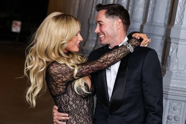 14th Annual LACMA Art + Film Gala 2025 Paris Hilton and husband Carter Reum arrive at the 14th Annual LACMA (Los Angeles County Museum of Art) Art + Film Gala 2025 presented by Gucci held at the Los Angeles County Museum of Art in Museum Row, Miracle Mile, Los Angeles, California, United States. Los Angeles County Museum of Art, Museum Row, Miracle Mile, Los Angeles, California, USA California United States  Copyright: xImagexPressxAgencyx originalFilename: collin-14thannu251102_npTjP.jpg