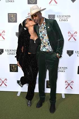 Shahidah Omar, mit Ehemann J.B. Smoove bei der VIP Par-Tee auf dem 6. Rod Dedeaux Foundation Charity Event im Riviera Country Club. Los Angeles, 02.11.2025