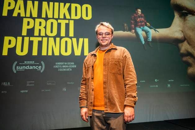 The premiere of the Danish-Czech documentary Mr Nobody Against Putin by director David Borenstein and co-director and lead actor Pavel Pasha Talankin (photo) took place in Archa+, Prague, Czech Republic, November 2nd, 2025. (CTKxPhoto VitxSimanek) CTKPhotoP2025110207047  CTKPhotoP2025110207047