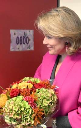Queen Mathilde Visits Centre De Prevention Du Suicide BRUSSELS, BELGIUM - NOVEMBER 3 :Queen Mathilde visits the Centre de Prévention du Suicide in Brussels, an organisation dedicated to multifaceted suicide prevention through accessible and low-threshold telecare. The organisation offers support to people with suicidal thoughts or behaviour, and to their loved ones. .on November 03, 2025 in Brussels, Belgium, 03 11 2025 Brussels Belgium  Copyright: xBertxVanxDenxBrouckex