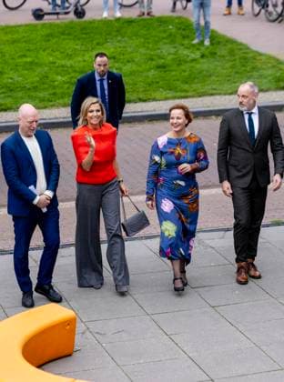 03-11-2025 Haarlem Queen Maxima, honorary chair of the MIND Us Foundation visited Leading Locals at the Haarlem College in Haarlem. Â  Copyright: xPPEx