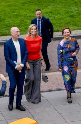 03-11-2025 Haarlem Queen Maxima, honorary chair of the MIND Us Foundation visited Leading Locals at the Haarlem College in Haarlem. Â  Copyright: xPPEx