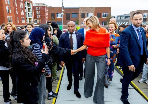 Queen Maxima visits the municipality of Haarlem, The Netherlands. 03 Nov 2025 Queen Maxima visits the municipality of Haarlem as part of the Leading Locals network of MIND Us Haarlem The Netherlands  Copyright: xDPPA ANx