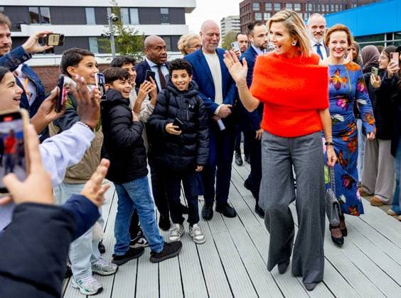 Queen Maxima visits the municipality of Haarlem, The Netherlands. 03 Nov 2025 Queen Maxima visits the municipality of Haarlem as part of the Leading Locals network of MIND Us Haarlem The Netherlands  Copyright: xDPPA ANx