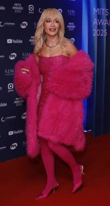 The MITS Awards at Grosvenor House Hotel in London, UK, on 3rd November 2025 Rita Ora at The MITS Awards at Grosvenor House Hotel in London, UK, on 3rd November 2025, Credit:James Shaw Avalon UNITED KINGDOM, LONDON, London  Copyright: xJamesxShawx xAvalonx 1050138900