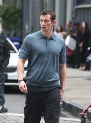Monica Barbaro and Callum Turner filming a scene for their new movie ˜One Night Only in Soho Featuring: Callum Turner Where: New York City, New York, United States When: 03 Nov 2025 Credit: Rob Davis INSTARimages EDITORIAL USE ONLY. NOT FOR USE BY NEWSPAPERS BASED IN THE UK. Copyright: xx instar55239487