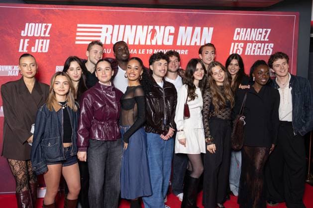 Running Man Paris Film Premiere Star Academy 2025 Students attends Running Man Paris Film Premiere at UGC Cine Cite Bercy on November 03, 2025 in Paris, France. Photo by Nasser Berzane ABACAPRESS.COM Paris France  Copyright: xBerzanexNasser ABACAx