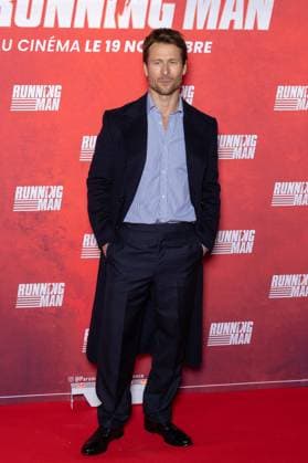 Running Man Paris Film Premiere Glen Powell attends Running Man Paris Film Premiere at UGC Cine Cite Bercy on November 03, 2025 in Paris, France. Photo by Nasser Berzane ABACAPRESS.COM Paris France  Copyright: xBerzanexNasser ABACAx