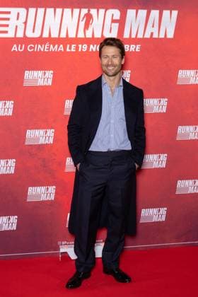 Running Man Paris Film Premiere Glen Powell attends Running Man Paris Film Premiere at UGC Cine Cite Bercy on November 03, 2025 in Paris, France. Photo by Nasser Berzane ABACAPRESS.COM Paris France  Copyright: xBerzanexNasser ABACAx