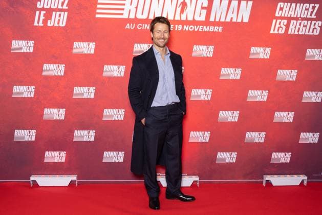 Running Man Paris Film Premiere Glen Powell attends Running Man Paris Film Premiere at UGC Cine Cite Bercy on November 03, 2025 in Paris, France. Photo by Nasser Berzane ABACAPRESS.COM Paris France  Copyright: xBerzanexNasser ABACAx