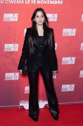 Running Man Paris Film Premiere Ambre from Star Academy 2025 attends Running Man Paris Film Premiere at UGC Cine Cite Bercy on November 03, 2025 in Paris, France. Photo by Nasser Berzane ABACAPRESS.COM Paris France  Copyright: xBerzanexNasser ABACAx