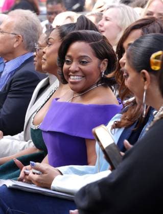 Sherri Shepherd attends an unveiling ceremony honoring her with the 2,827th star on the Hollywood Walk of Fame in Los Angeles on Monday, November 3, 2025.  LAP20251103861 GREGxGRUDT