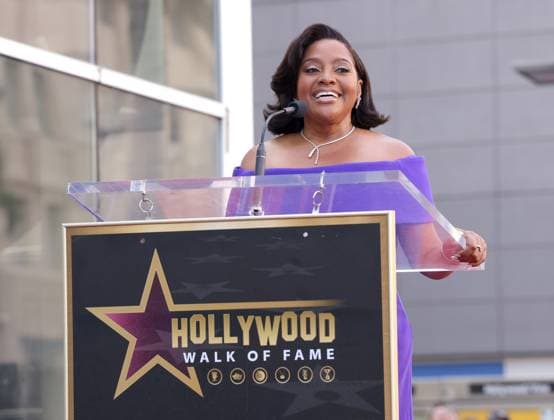 Sherri Shepherd attends an unveiling ceremony honoring her with the 2,827th star on the Hollywood Walk of Fame in Los Angeles on Monday, November 3, 2025.  LAP20251103808 GREGxGRUDT