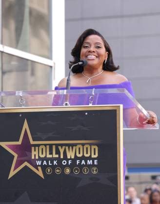 Sherri Shepherd attends an unveiling ceremony honoring her with the 2,827th star on the Hollywood Walk of Fame in Los Angeles on Monday, November 3, 2025.  LAP20251103816 GREGxGRUDT