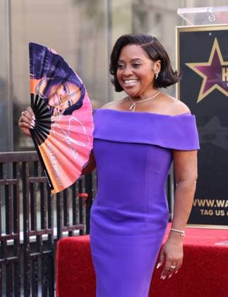 Sherri Shepherd attends an unveiling ceremony honoring her with the 2,827th star on the Hollywood Walk of Fame in Los Angeles on Monday, November 3, 2025.  LAP20251103831 GREGxGRUDT
