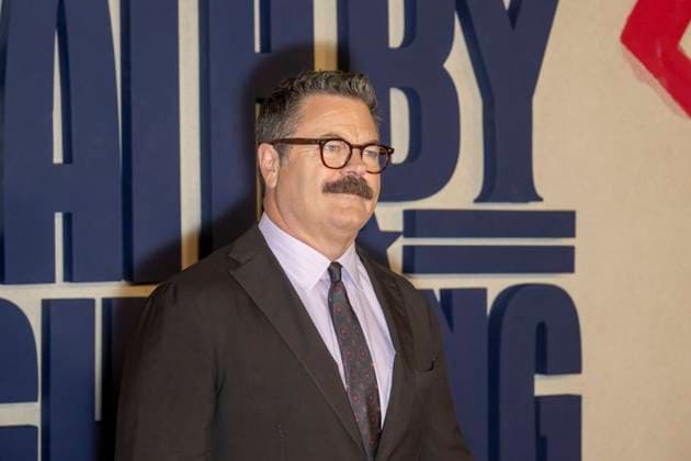 Netflix s Death by Lightning Limited Series Premiere, New York, USA - 03 Nov 2025 Nick Offerman attends Netflix s Death By Lightning New York Premiere at The Plaza Hotel New York United States Copyright: xRonxAdarx xSOPAxImagesx _radar_deathbylightning_20251103_01359
