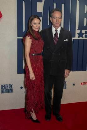 Netflix s Death by Lightning Limited Series Premiere, New York, USA - 03 Nov 2025 (L-R) Keeley Hawes and Matthew Macfadyen attend Netflix s Death By Lightning New York Premiere at The Plaza Hotel New York United States Copyright: xRonxAdarx xSOPAxImagesx _radar_deathbylightning_20251103_01568
