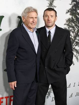 Premiere Of Netflix s Train Dreams Harrison Ford and Joel Edgerton arrive at the Premiere Of Netflix s Train Dreams held at The Egyptian Theatre Hollywood in Hollywood, Los Angeles, California, United States. The Egyptian Theatre Hollywood, Hollywood, Los Angeles, California, USA California United States  Copyright: xImagexPressxAgencyx originalFilename: collin-premiere251104_npsu8.jpg