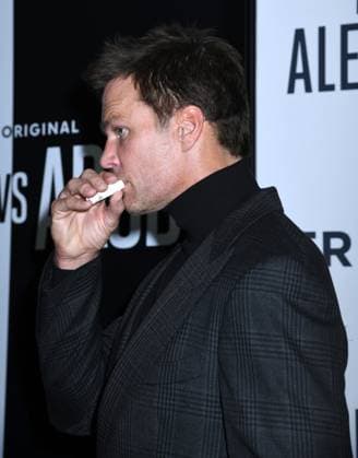 November 3, 2025, New York, Ny, United States: Tom Brady attends the New York Premiere Screening of Alex vs ARod . Held at the DGA Theater in New York. November 3, 2025. New York United States - ZUMAp281 20251103_zea_p281_051 Copyright: xPhotoxImagexPressx