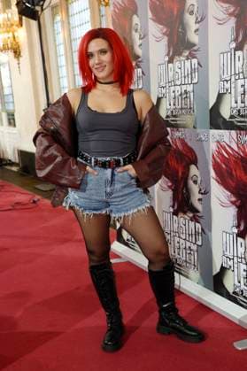 Celina dos Santos bei der Pressekonferenz zum Musical Wir sind am Leben im Stage Theater des Westens. Berlin, 03.11.2025