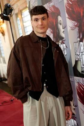 Jörn-Felix Alt bei der Pressekonferenz zum Musical Wir sind am Leben im Stage Theater des Westens. Berlin, 03.11.2025