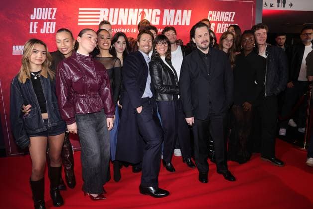 Premiere of the film Running Man Star Academy students and crew 450308 2025 11 03 Paris France Laroche Joubert, Alexia  Copyright: xJasminexAissaouix xStarfacex STAR_450308_038