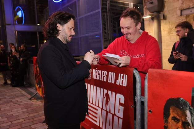Premiere of Running Man Director Edgar Wright at the premiere of Running Man 450308 2025 11 03 Paris France  Copyright: xJasminexAissaouix xStarfacex STAR_450308_051