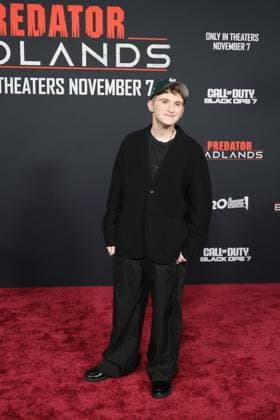 November 3, 2025, Los Angeles, California, USA: Anthony Gargiula at the World Premiere of 20th Century Studios Predator: Badlands at the TCL Chinese Theatre IMAX Los Angeles USA - ZUMAg107 20251103_zep_g107_001 Copyright: xNinaxPrommerx