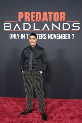 November 3, 2025, Los Angeles, California, USA: Dimitrius Schuster-Koloamatangi at the World Premiere of 20th Century Studios Predator: Badlands at the TCL Chinese Theatre IMAX Los Angeles USA - ZUMAg107 20251103_zep_g107_019 Copyright: xNinaxPrommerx