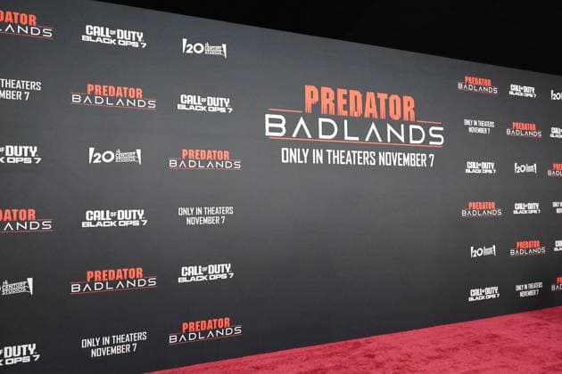 November 3, 2025, Los Angeles, California, USA: General Atmosphere at the World Premiere of 20th Century Studios Predator: Badlands at the TCL Chinese Theatre IMAX Los Angeles USA - ZUMAg107 20251103_zep_g107_064 Copyright: xNinaxPrommerx