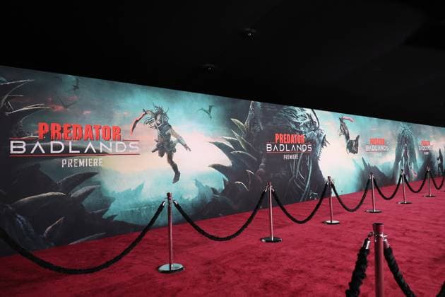 November 3, 2025, Los Angeles, California, USA: General Atmosphere at the World Premiere of 20th Century Studios Predator: Badlands at the TCL Chinese Theatre IMAX Los Angeles USA - ZUMAg107 20251103_zep_g107_076 Copyright: xNinaxPrommerx