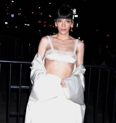 Outside arrivals during the 2025 CFDA Awards at The American Museum of Natural History Featuring: Lily Allen Where: New York, United States When: 03 Nov 2025 Credit: Darla Khazei INSTARimages EDITORIAL USE ONLY. NOT FOR USE BY NEWSPAPERS BASED IN THE UK. Copyright: xx instar55240327