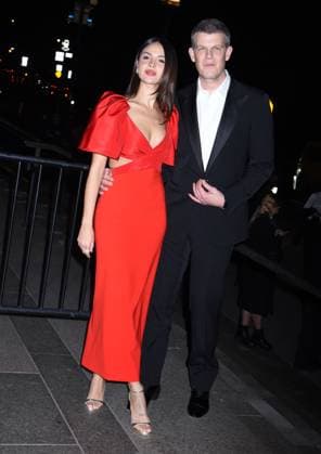 Outside arrivals during the 2025 CFDA Awards at The American Museum of Natural History Featuring: Elza Gonzalez and Wes Gordon Where: New York, United States When: 03 Nov 2025 Credit: Darla Khazei INSTARimages EDITORIAL USE ONLY. NOT FOR USE BY NEWSPAPERS BASED IN THE UK. Copyright: xx instar55240211