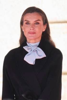 04-11-2025 Madrid Queen Letizia welcome the Sultan of Oman, Haitham Bin Tariq, at the royal palace in Madrid. No Spain Â  Copyright: xPPEx