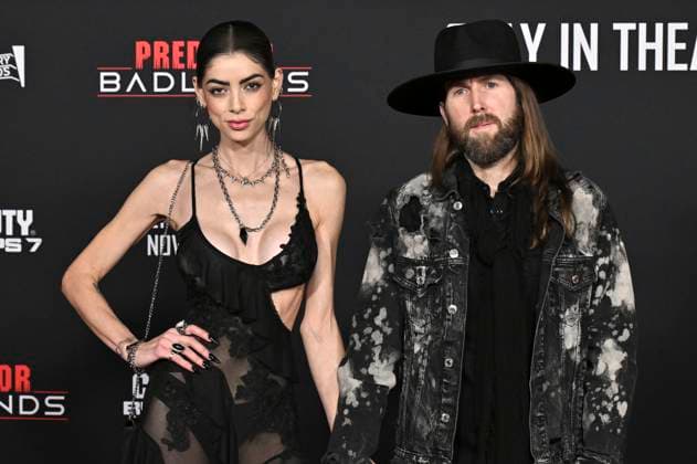 LeeAnna Vamp mit Ehemann Cameron Lee Vamp bei der Premiere des Kinofilms Predator: Badlands im TCL Chinese Theater. Los Angeles, 03.11.2025