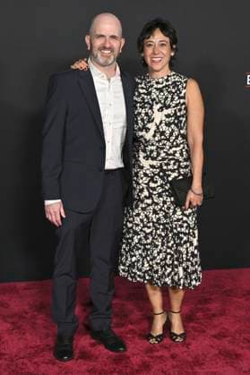 David Trachtenberg mit Ehefrau Maita Trachtenberg bei der Premiere des Kinofilms Predator: Badlands im TCL Chinese Theater. Los Angeles, 03.11.2025