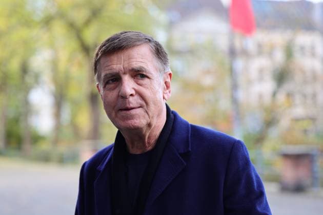 Verleihung des Staatspreises des Landes Nordrhein-Westfalen an Andreas Gursky - Staatpreis Träger Fotograf Andreas Gursky bei der Ankunft Düsseldorf K21 Ständehaus NRW Deutschland