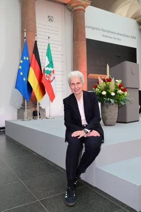 Verleihung des Staatspreises des Landes Nordrhein-Westfalen an Andreas Gursky - Marie Agnes Strack-Zimmermann ist unter den Gästen Düsseldorf K21 Ständehaus NRW Deutschland